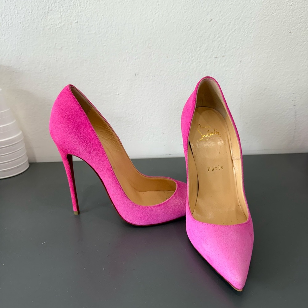 Christian Louboutin Ombré Hot Pink Heels